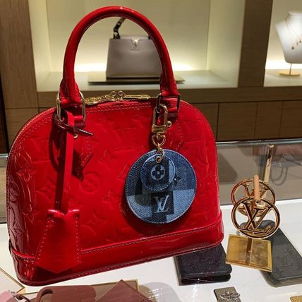 Louis Vuitton MONOGRAM 2020 SS Illustre Denim Patchwork Bag Charm And Key Holder M69017 