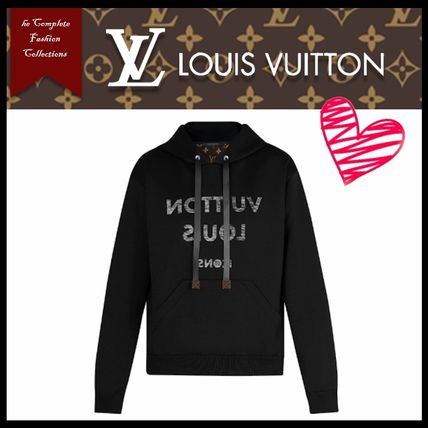 Louis Vuitton Monogram Unisex Long Sleeves Logo Hoodies &amp; Sweatshirts 1A61LL 