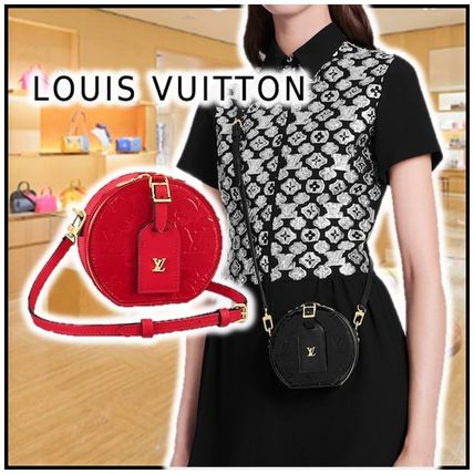 Louis Vuitton MINI BOITE CHAPEAU rouge noir shoulder bags M90469 M90498 