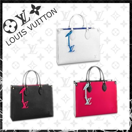 Louis Vuitton EPI 2020 21AW 2WAY Plain Leather Office Style Elegant Style Totes M56229 M56081 M56080 