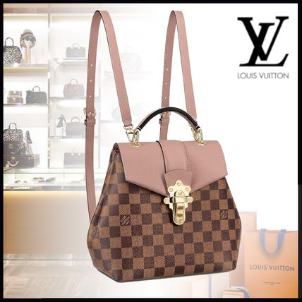 Louis Vuitton DAMIER 2019 20AW Clapton Backpack N42262 
