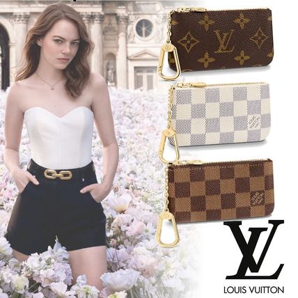 Louis Vuitton 2019 20AW Monogram Unisex Canvas Leather Long Wallet Coin Cases 