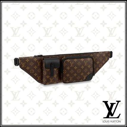 Louis Vuitton BUMBAG 2020 21AW Monogram Casual Style Unisex Canvas Leather Elegant Style M45337 
