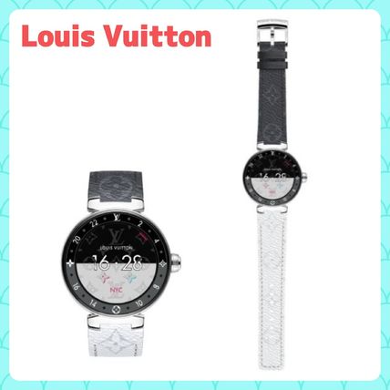 Louis Vuitton 2019 SS Casual Style Unisex Street Style Round Digital Watches QA050Z 