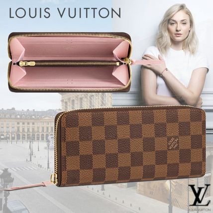 Louis Vuitton DAMIER 2019 20AW Clemence Wallet N41626 