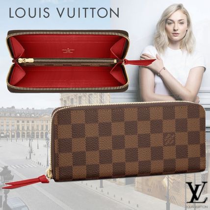 Louis Vuitton DAMIER 2019 20AW Clemence Wallet N60534 