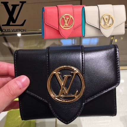 Louis Vuitton 2020 SS Unisex Leather Folding Wallet Logo Folding Wallets M69176 M69175 M69177 