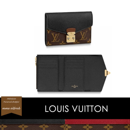 Louis Vuitton PALLAS Monogram Unisex Canvas Blended Fabrics Bi color Plain 