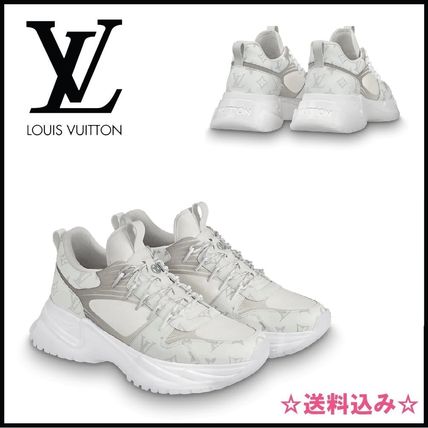 Louis Vuitton Monogram Rubber Sole Street Style Logo Low Top Sneakers 1A4UEPU 1A4UES 1A4UER 1A4UEQ 1A4UEP 1A4UEO 