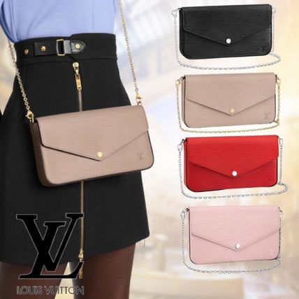 Louis Vuitton EPI 2020 SS Casual Style 3WAY Chain Plain Leather Party Style M62648 M68758M41559 M62467 