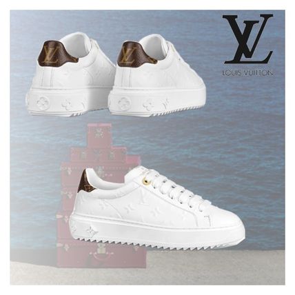 Louis Vuitton 2019 20AW Monogram Rubber Sole Casual Style Street Style Leather Logo 1A87OS 