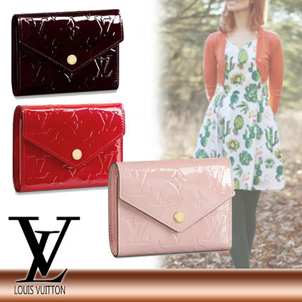 Louis Vuitton PORTEFEUILLE VICTORINE Leather Folding Wallet Folding Wallets 