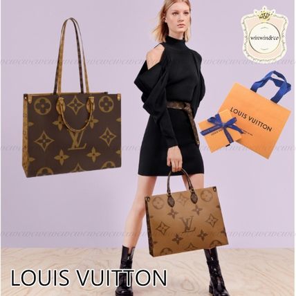 Louis Vuitton MONOGRAM 2WAY Leather Elegant Style Totes 