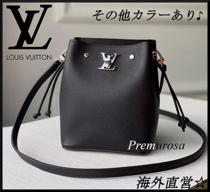 Louis Vuitton LOCKME 2020 SS Casual Style 2WAY Plain Leather Crossbody Logo Shoulder Bags M69205 M68709 