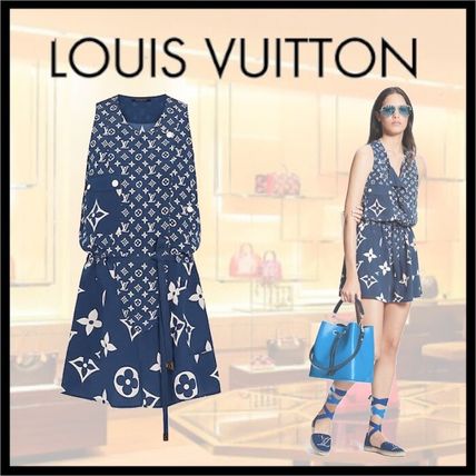 Louis Vuitton 2020 SS Lv Escale Sleeveless Dress 1A7SEM 