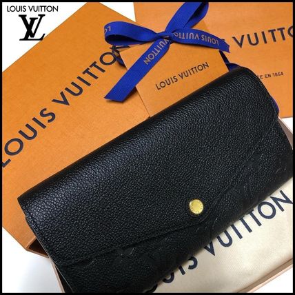 Louis Vuitton PORTEFEUILLE SARAH 2020 SS Blended Fabrics Bi color Leather Long Wallets M63690 M62125 M61182 M64082 M63465 M63930 