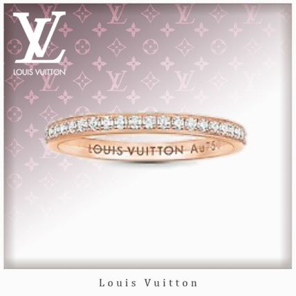 Louis Vuitton Monogram Infini 2019 SS Eternity Wedding Band Pink Gold And Diamonds Q9L95I Q9L95H Q9L95G Q9L95F Q9L95E Q9L95D Q9L95C Q9L95B Q9L95A Q9L95Z 