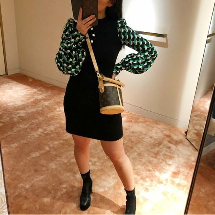 Louis Vuitton 2020 SS Buttoned Collar Dress 1A7UCI 