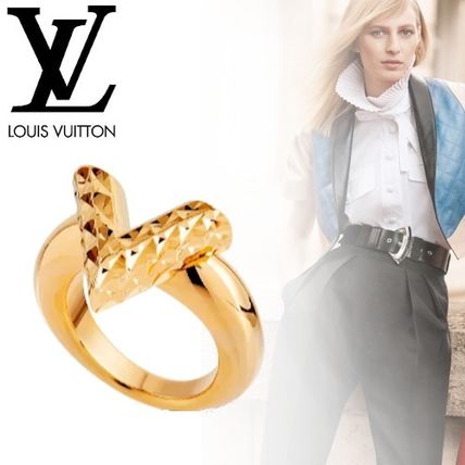 Louis Vuitton V Essential V Guilloche Ring M67445 M67444 M67443 