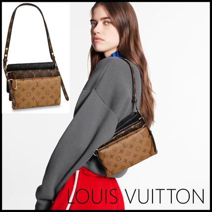 Louis Vuitton MONOGRAM 2020 21AW Monogram Casual Style Unisex Canvas Blended Fabrics 2WAY M45412 