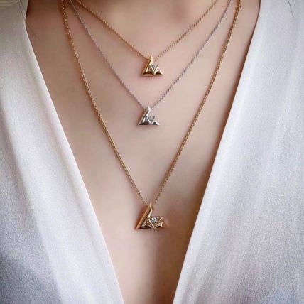 Louis Vuitton 2020 21AW Unisex Blended Fabrics Party Style 18K Gold Elegant Style 