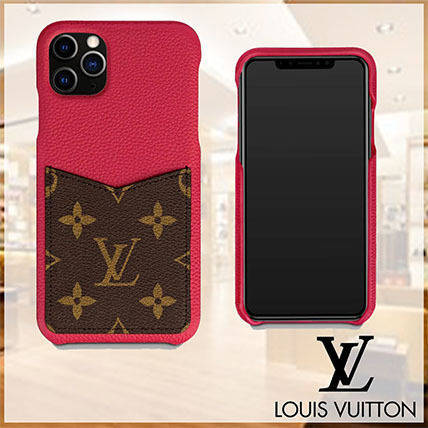 Louis Vuitton MONOGRAM 2020 SS Monogram Unisex Leather Logo iPhone 11 Pro Max 