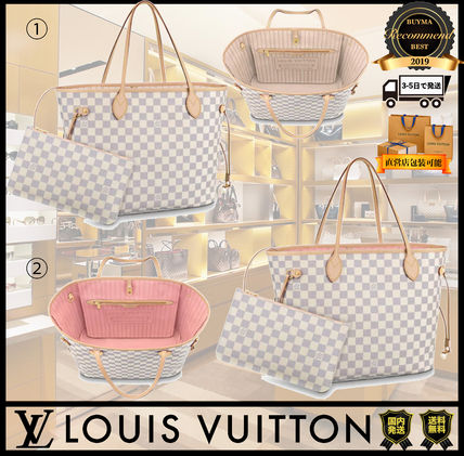 Louis Vuitton Monogram Unisex Street Style Logo Totes 