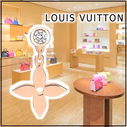 Louis Vuitton IDYLLE BLOSSOM EAR STUD PINK GOLD &amp; DIAMOND earrings Q96169 
