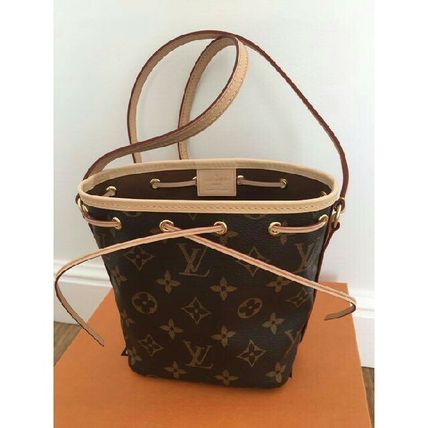 Louis Vuitton NOE 2019 20AW Monogram 2WAY Leather Logo Shoulder Bags M41346 