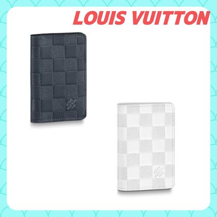 Louis Vuitton DAMIER GRAPHITE 2020 SS Other Plaid Patterns Unisex Plain Leather Folding Wallet 