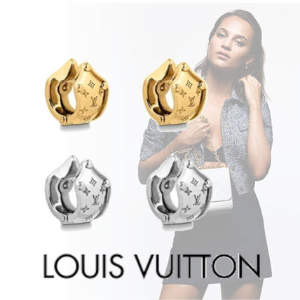 Louis Vuitton MONOGRAM Nanogram Clip Earrings M69023 M68954 