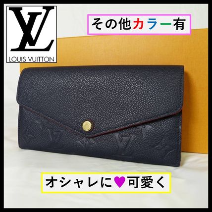 Louis Vuitton PORTEFEUILLE SARAH Monogram Unisex Leather Logo Long Wallets M62125 M61182 M68708 M64082 