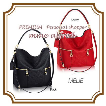 Louis Vuitton A4 2WAY Plain Leather Handbags 