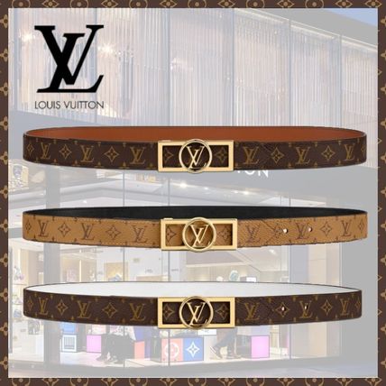 Louis Vuitton MONOGRAM 2020 SS Monogram Logo Belts M0208W M0196W M0203W 