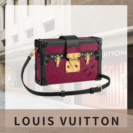 Louis Vuitton PETITE MALLE 2020 SS Casual Style Blended Fabrics Bag in Bag Plain Leather M55223 
