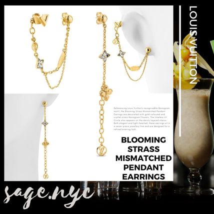 Louis Vuitton MONOGRAM Casual Style Flower Chain Party Style Elegant Style 