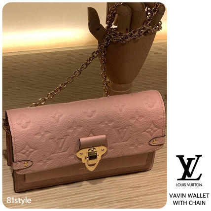Louis Vuitton MONOGRAM EMPREINTE Vavin Chain Wallet M67841 