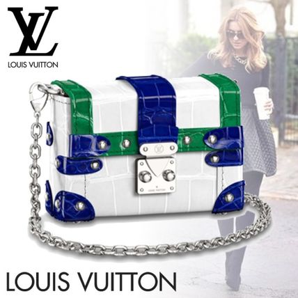 Louis Vuitton 2020 SS Casual Style Chain Plain Leather Elegant Style Logo N97717 