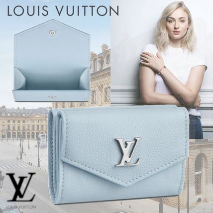 Louis Vuitton Leather Folding Wallet Logo Folding Wallets M69339 