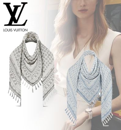 Louis Vuitton 2020 SS Desert Monogram Shawl M76367 M76368 