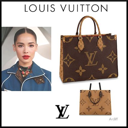 Louis Vuitton MONOGRAM 2020 SS Monogram Casual Style Unisex A4 2WAY Leather Office Style M45321 