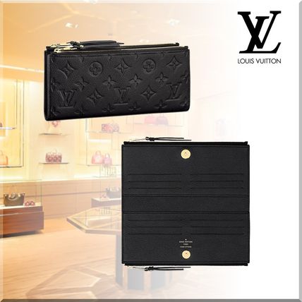 Louis Vuitton Monogram Leather Long Wallet Logo Long Wallets M62528 