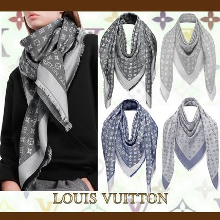 Louis Vuitton MONOGRAM 2020 SS Denim Monogram Shawl M71382 M71376 M70804 M71378 