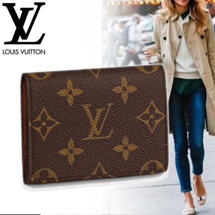 Louis Vuitton MONOGRAM 2020 SS Enveloppe Carte De Visite M63801 