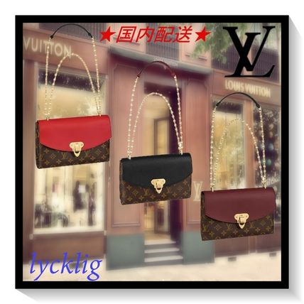 Louis Vuitton MONOGRAM 2020 SS Monogram 2WAY Chain Leather Logo Handbags M43715 M43714 M43713 