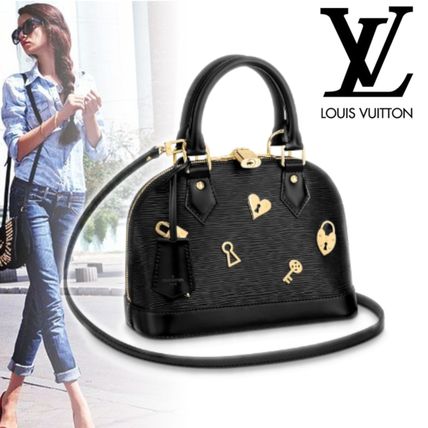 Louis Vuitton EPI 2020 SS 2WAY Leather Elegant Style Crossbody Logo Handbags M52884 