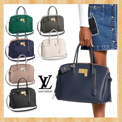 Louis Vuitton MONOGRAM 2019 20AW A4 2WAY Plain Leather Party Style Office Style Elegant Style M54348 M51685 M55024 M55023 M51444 M53948 M55317 M53947 