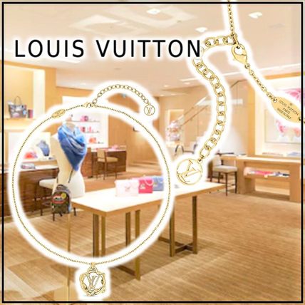 Louis Vuitton GARDEN LOUISE PENDANT gold necklaces &amp; pendants M69035 