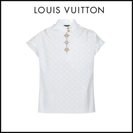 Louis Vuitton Street Style Plain Logo T Shirts 
