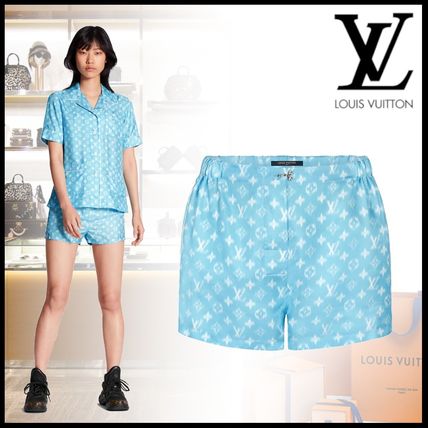 Louis Vuitton MONOGRAM 2020 SS Short Monogram Casual Style Silk Street Style Icy Color 1A60V6 1A60V5 1A60V4 1A60V3 1A60V2 1A60V1 